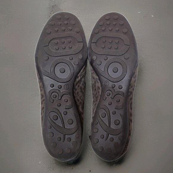 Easy Spirit E360 Shoes  Dark Brown Leopard Print Slip-on Flats Women's Size 7 - Picture 4 of 5